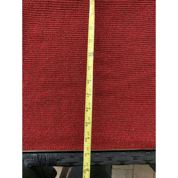 Ellen Tracy Sweater Womens 2XL 3/4 Dolman Sleeve V Neck Tunic Pullover Dark Pink - Picture 5 of 8